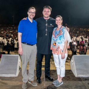 Tyrelle Smith Bill Smith and Daniel Kolenda in Port Harcourt Nigeria